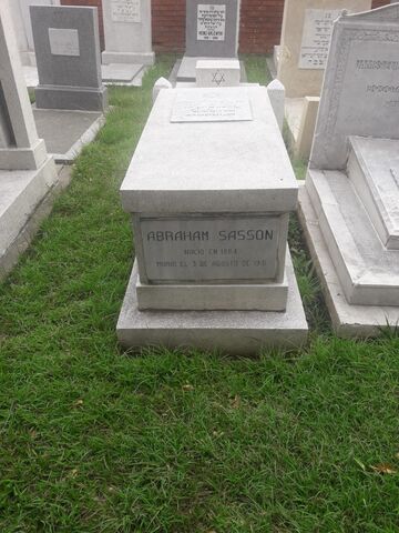 Lápida de Abraham Sasson
