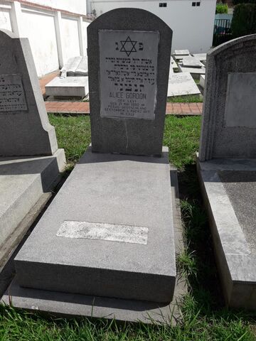 Lápida de Alice Levy de Gordon