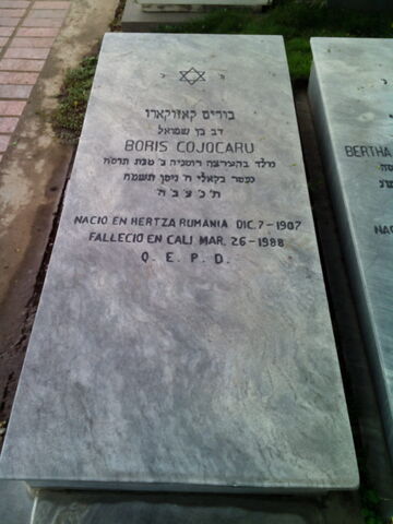 Lápida de Boris Cojocaru
