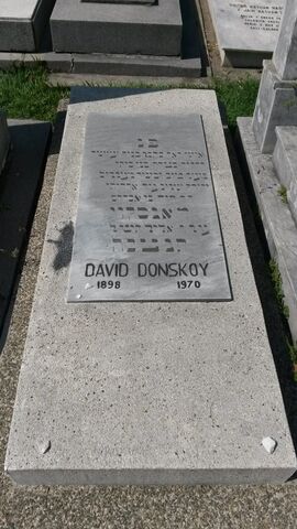 Lápida de David Donskoy
