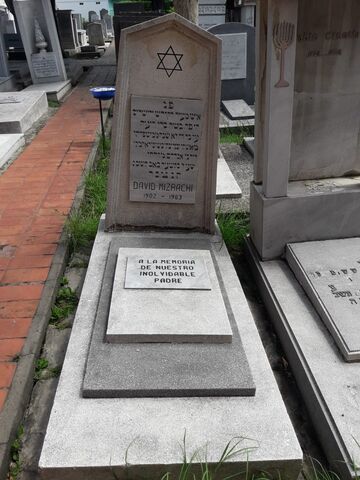 Lápida de David Mizrachi
