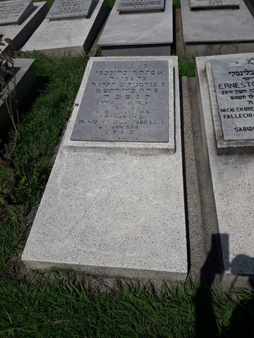 Lápida de Emma Blau de Lublinski