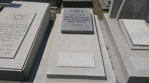 Lápida de Frieda Rosenberg