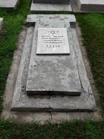 Lápida de Geyza Molnar