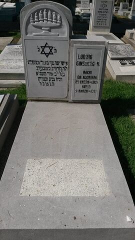 Lápida de Ludwig Ginsberg