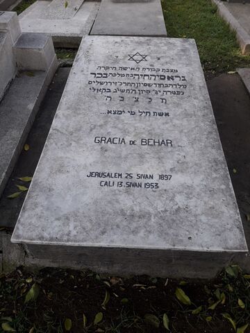 Lápida de Gracia de Behar