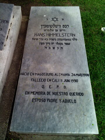 Lápida de Hans Himmelstern
