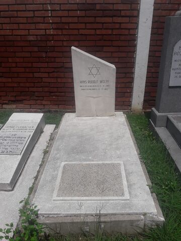 Lápida de Hans Rudolf Wolff