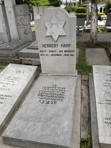 Lápida de Herbert Harf