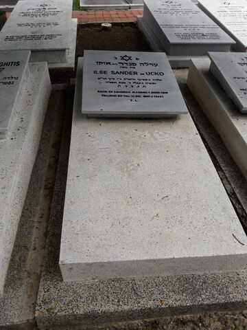 Lápida de Ilse Sander de Ucko