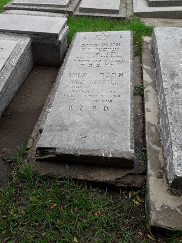 Lápida de Inge Gerstel