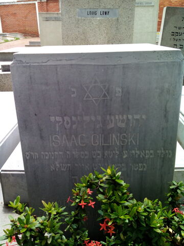 Lápida de Isaac Gilinski