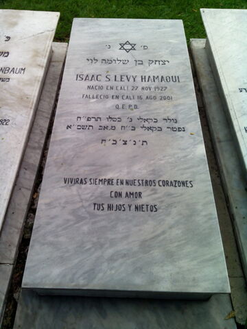 Recuerdo de Isaac Levy Hamaoui