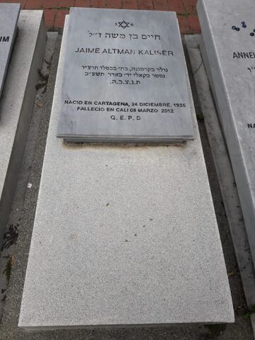 Lápida de Jaime Altman