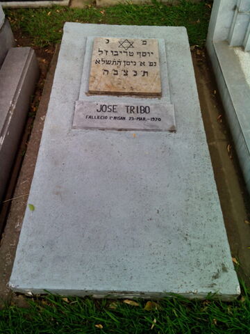 Lápida de Jose Tribo