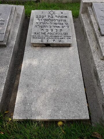 Lápida de Kaethe Pogerselski