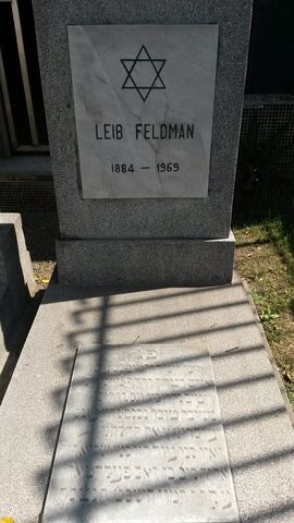 Lápida de Leib Feldman