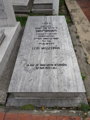 Lápida de Leib Wasserman