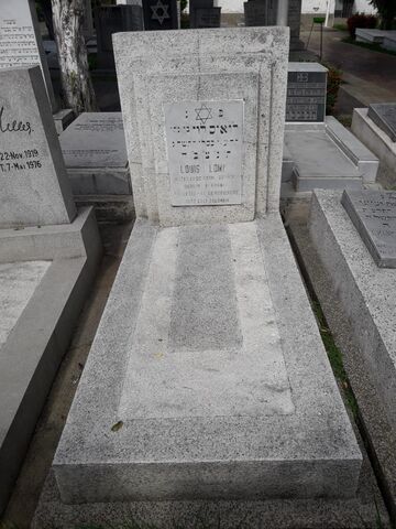 Lápida de Louis Lowy