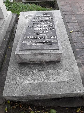 Lápida de Maria de Rombalsky