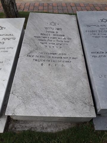 Lápida de Moises Braiman