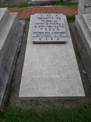 Lápida de Nathan (Noej) Roitman