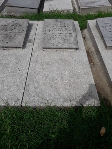 Lápida de Olga Druker de Lowenthal
