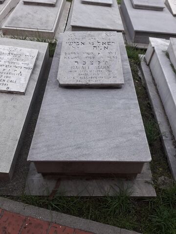 Lápida de Rafael Aguia
