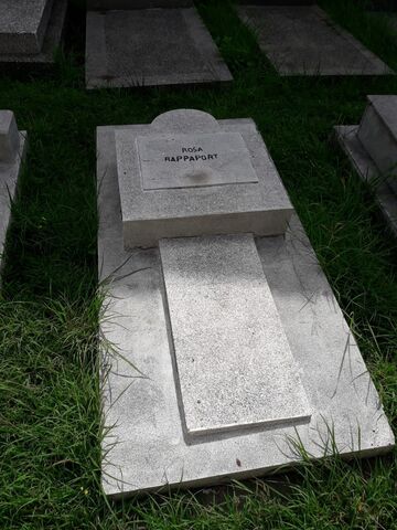 Lápida de Rosa Rappaport