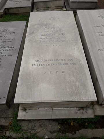 Lápida de Salomon Levy