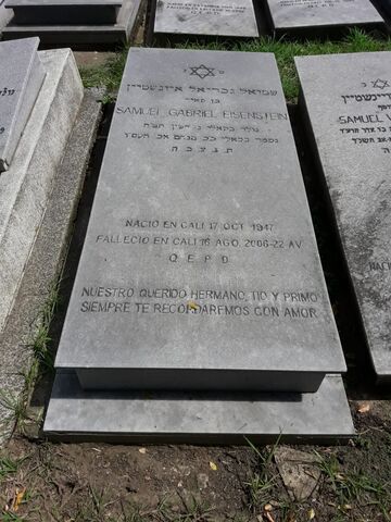 Lápida de Samuel Eisenstein