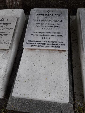 Lápida de Sara Beraja Helale