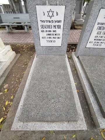 Lápida de Siegfried Meyer