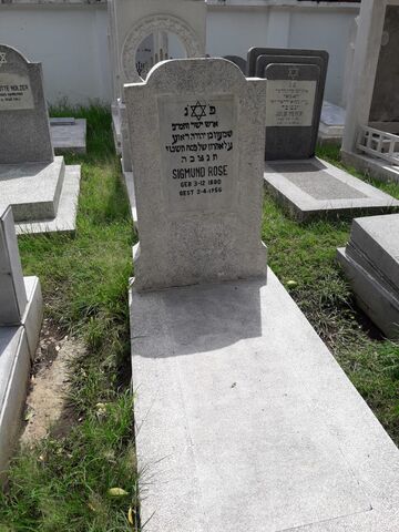 Lápida de Sigmund Rose