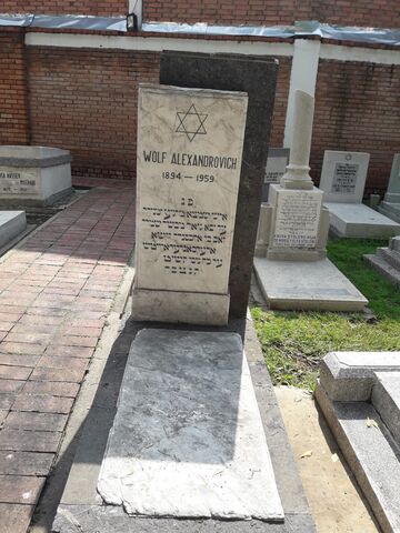 Lápida de Wolf Alexandrovich