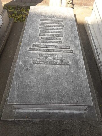 Lápida de Yehuda Leon Acrich